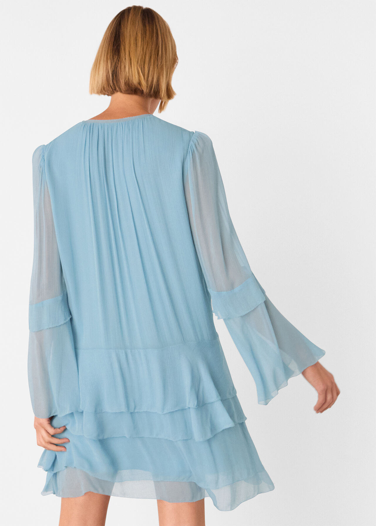 Frill Boho Mini Dress