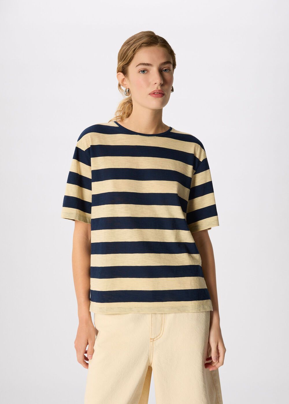 Wide Stripe Tee