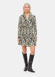 Petite Riley Floral Shirred Dress