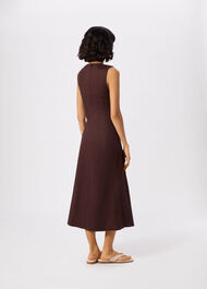 Bias Cut Linen Dress