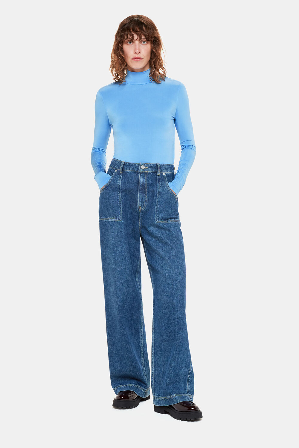Slinky High Neck Top