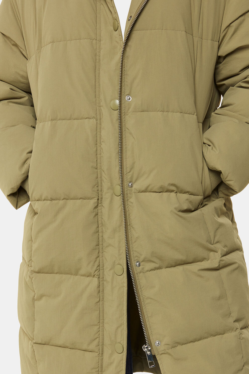Khaki Una Puffa Coat