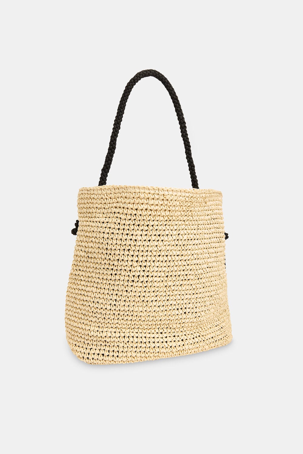 Attie Rope Handle Straw Tote
