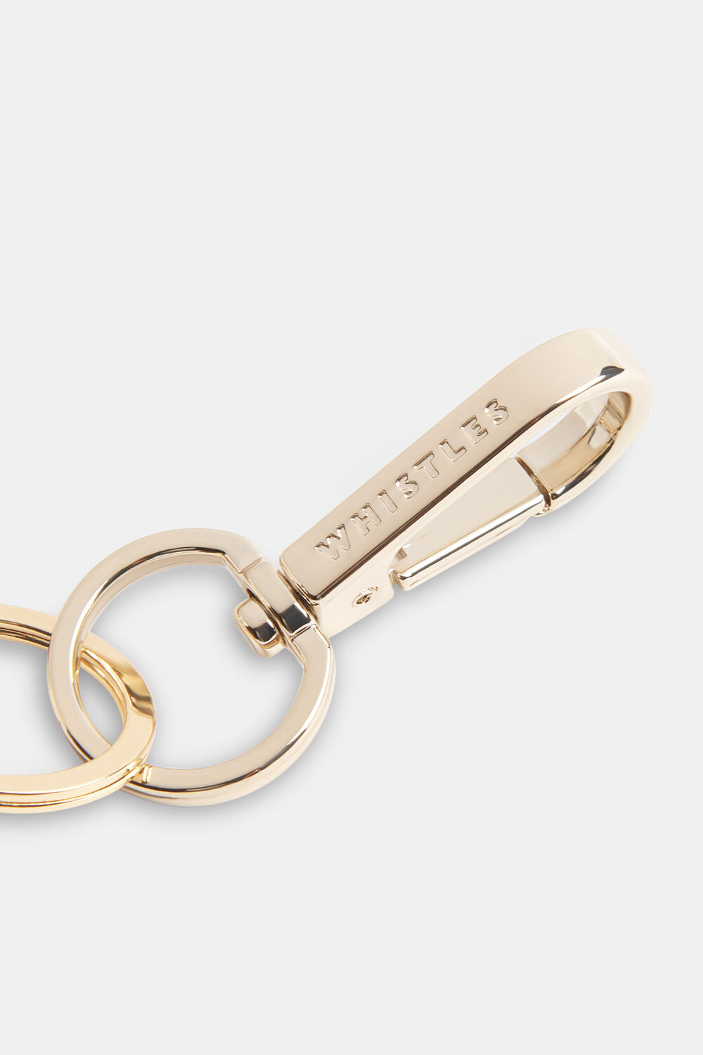 Black Leather Knotted Keyring