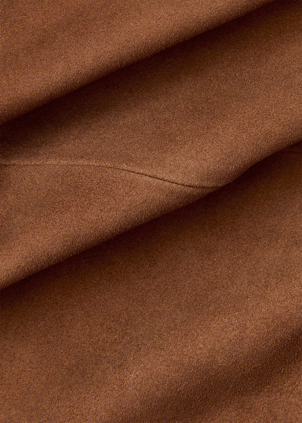 Suede Longline Short