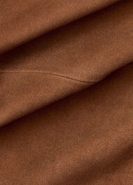 Suede Longline Short