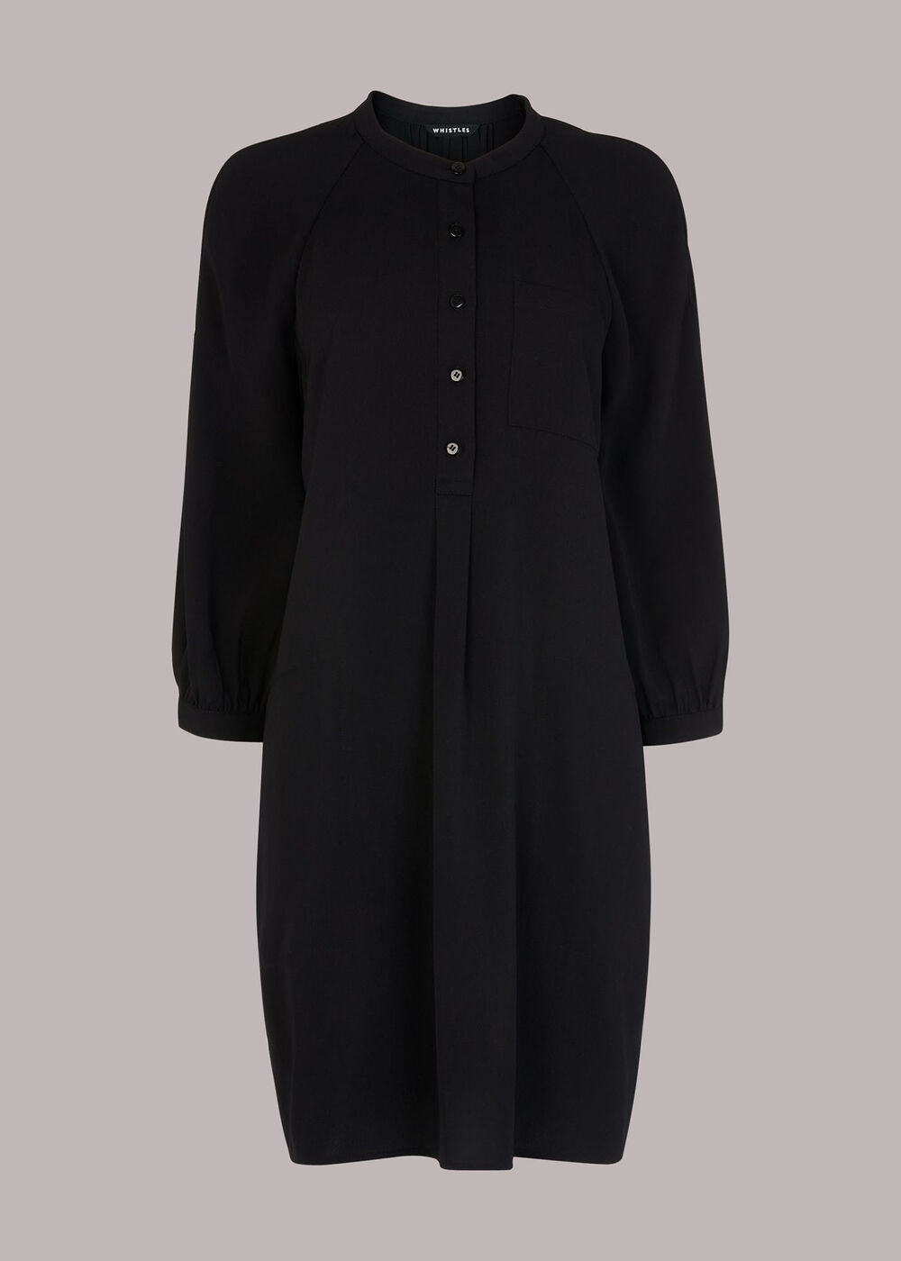 Crepe Cocoon Dress