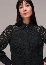 Lace Shirt Dress