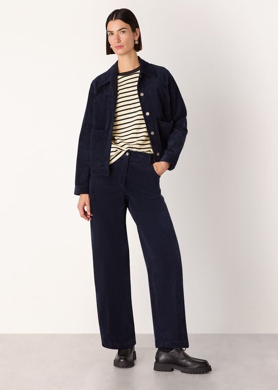 Ivory Stripe Cotton Jersey
