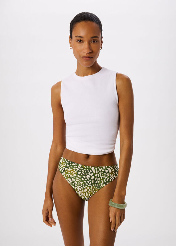 Green Animal Bikini Bottom