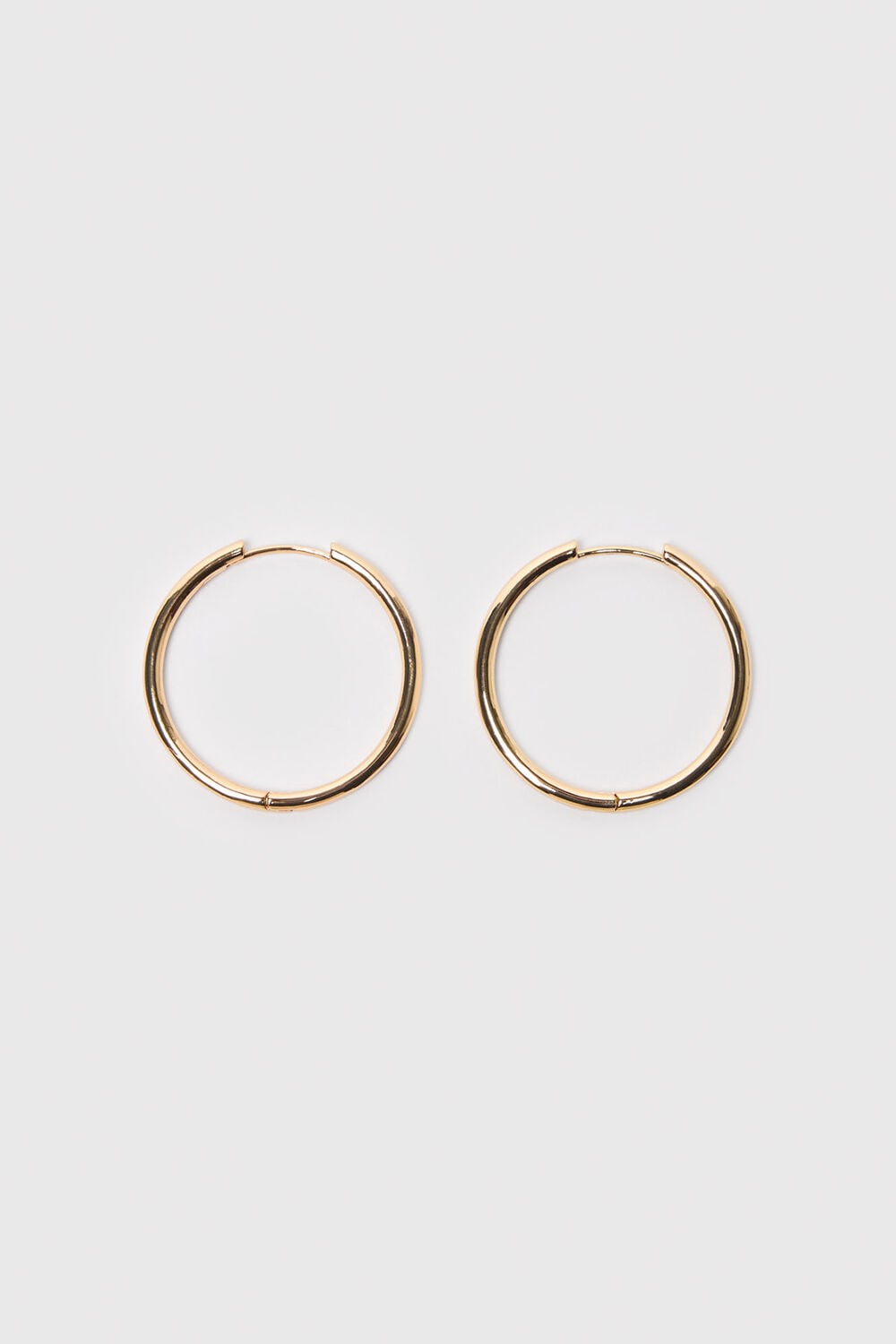 Gold Clean Hoop Earring