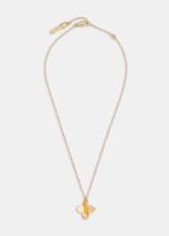 Gold/Multi Leaf Pendant Necklace | WHISTLES | Whistles UK