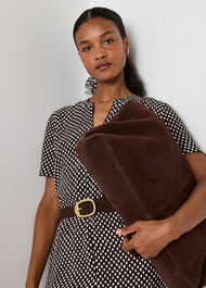 Petite Check Short Sleeve Jumpsuit