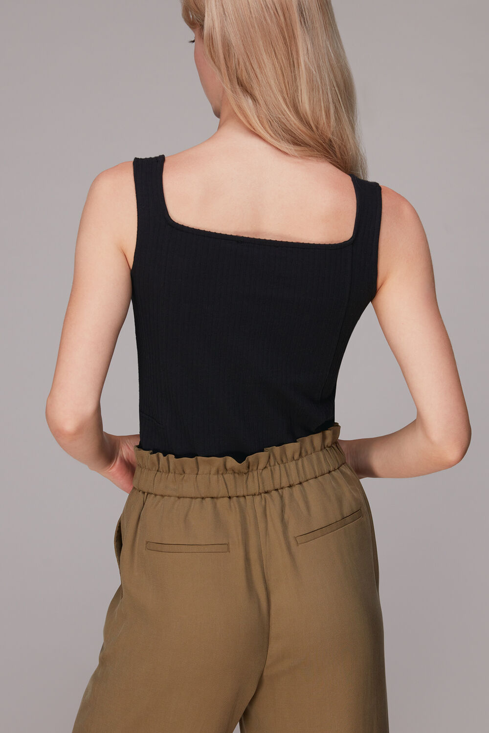 Square Neck Rib Tank