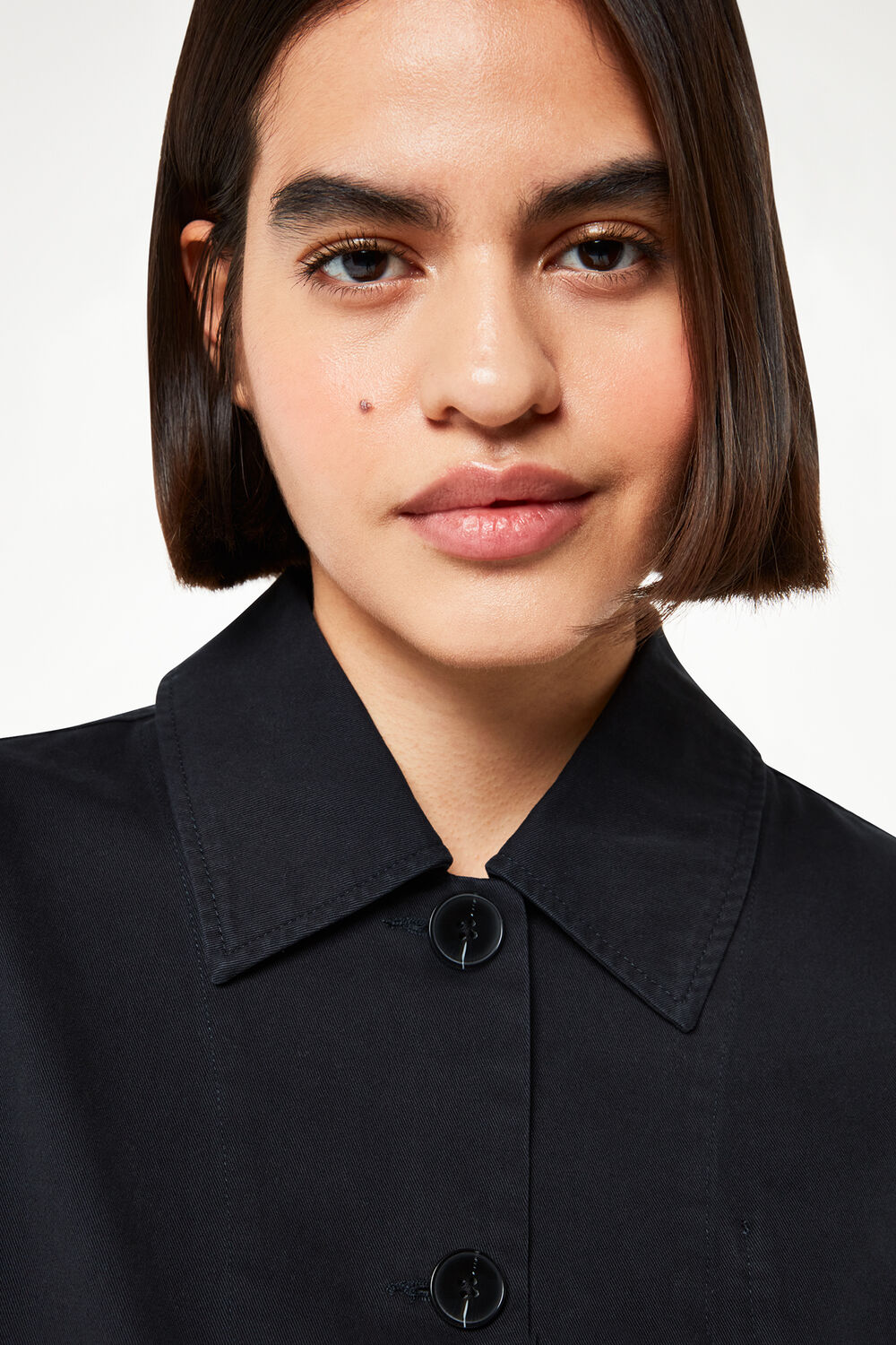 Washed Black Marie Casual Jacket