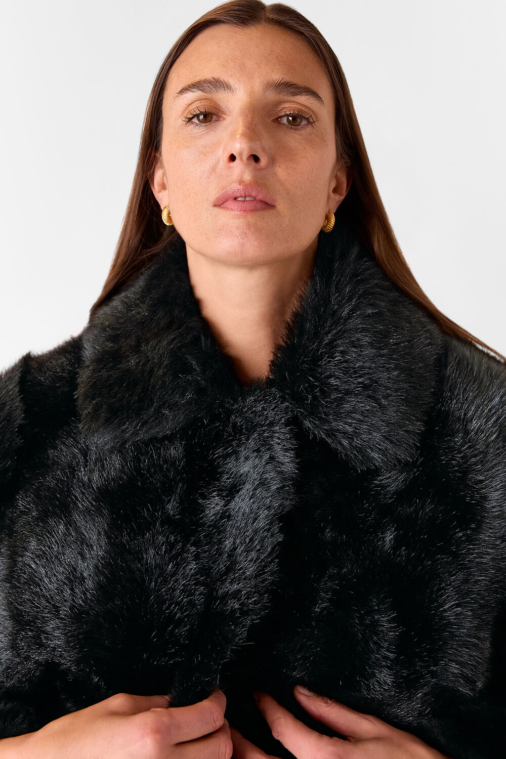 Odette Long Shearling Coat