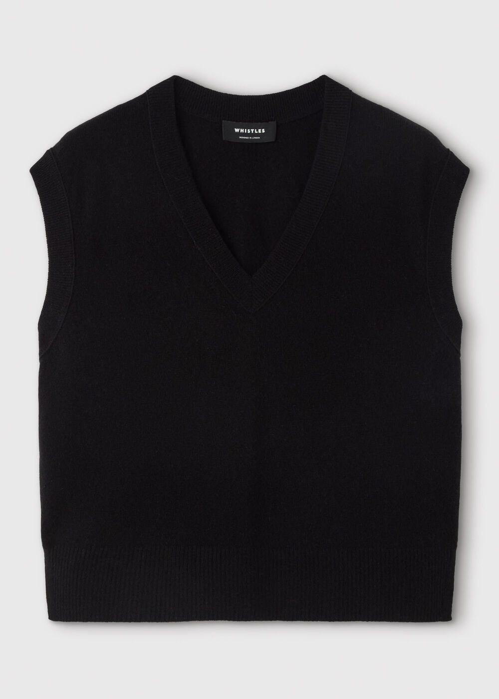 Cashmere V Neck Tank