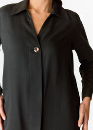 Collared Button Short Dress