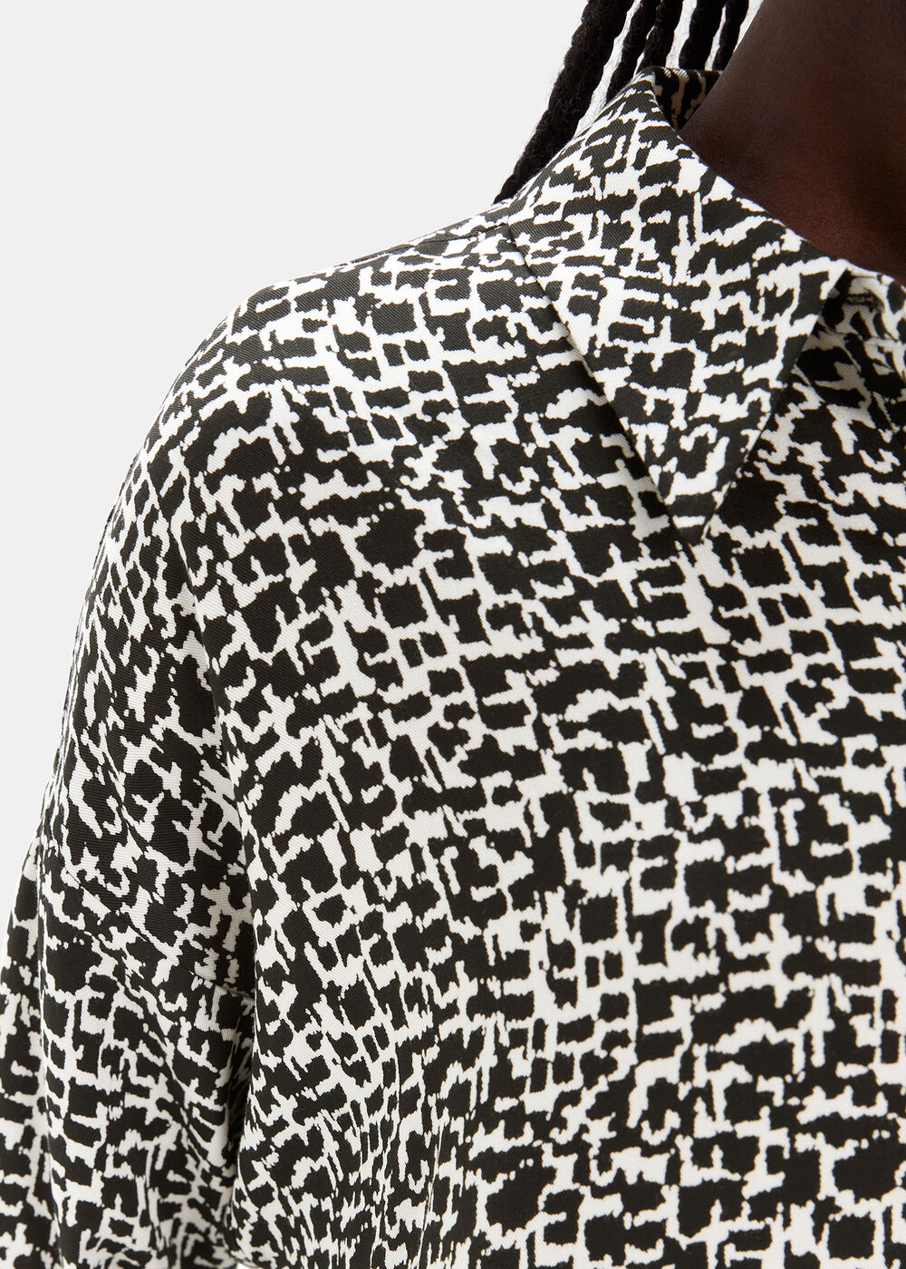 Helena Fuzzy Squares Dress