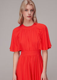 Amelia Cape Sleeve Dress