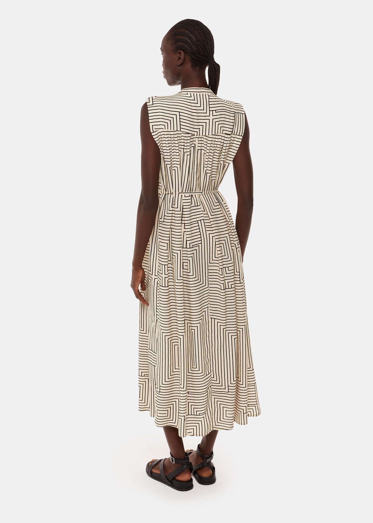 Angled Stripe Ilana Dress