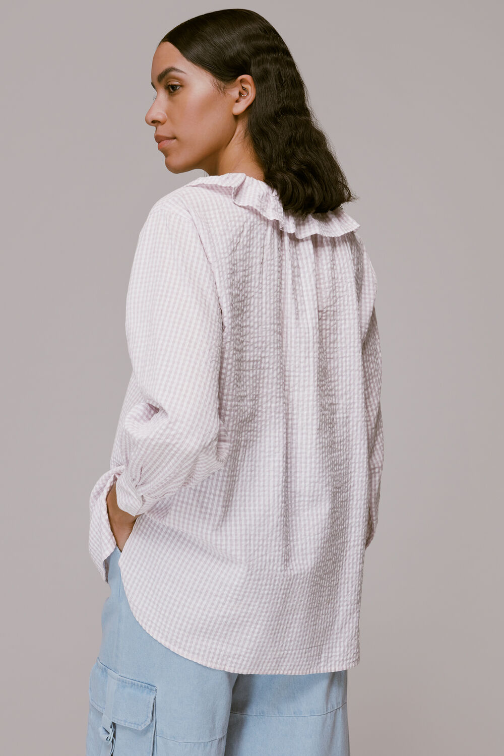 Multicolour Francesca Check Blouse