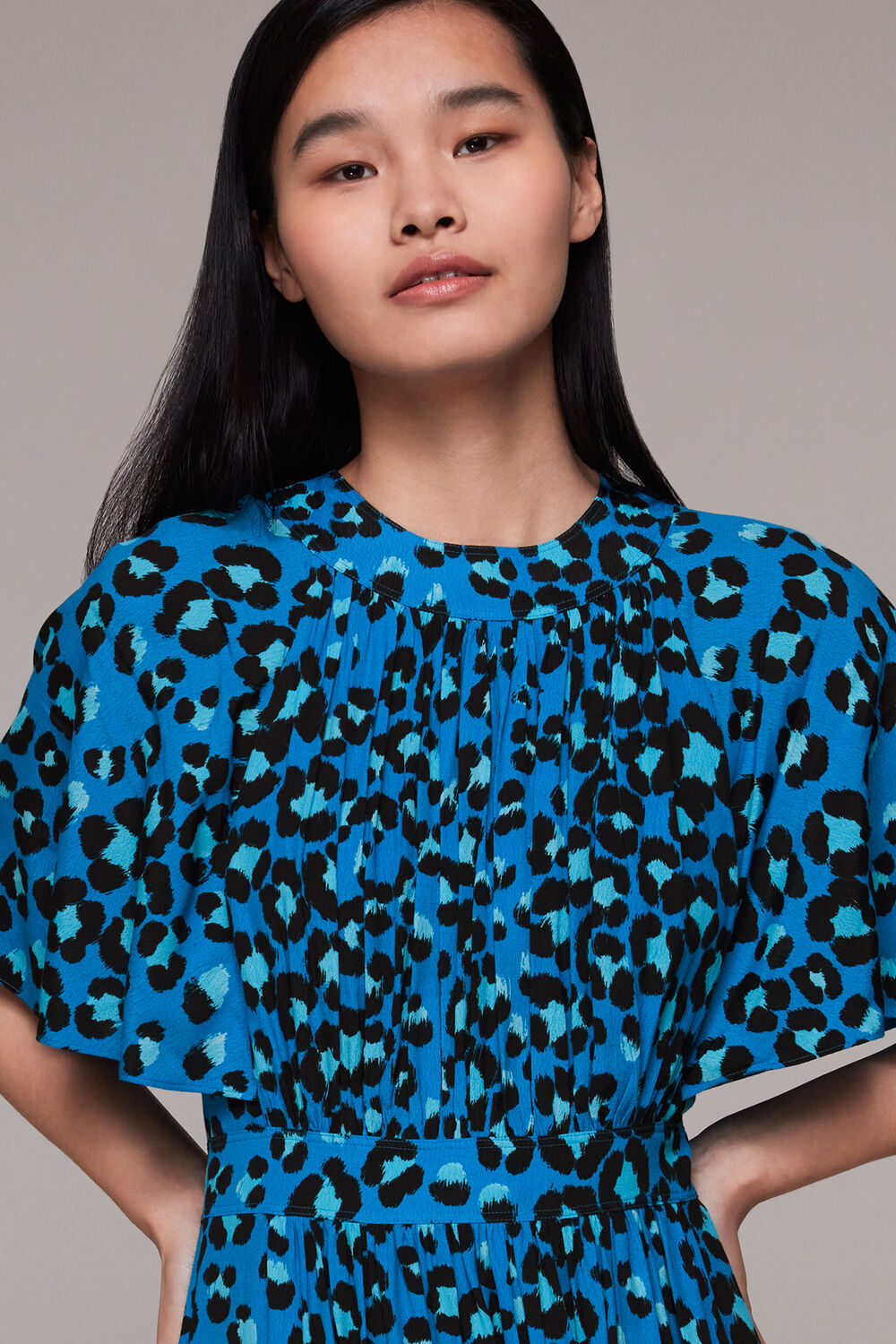 Painted Leopard Amelia Dress