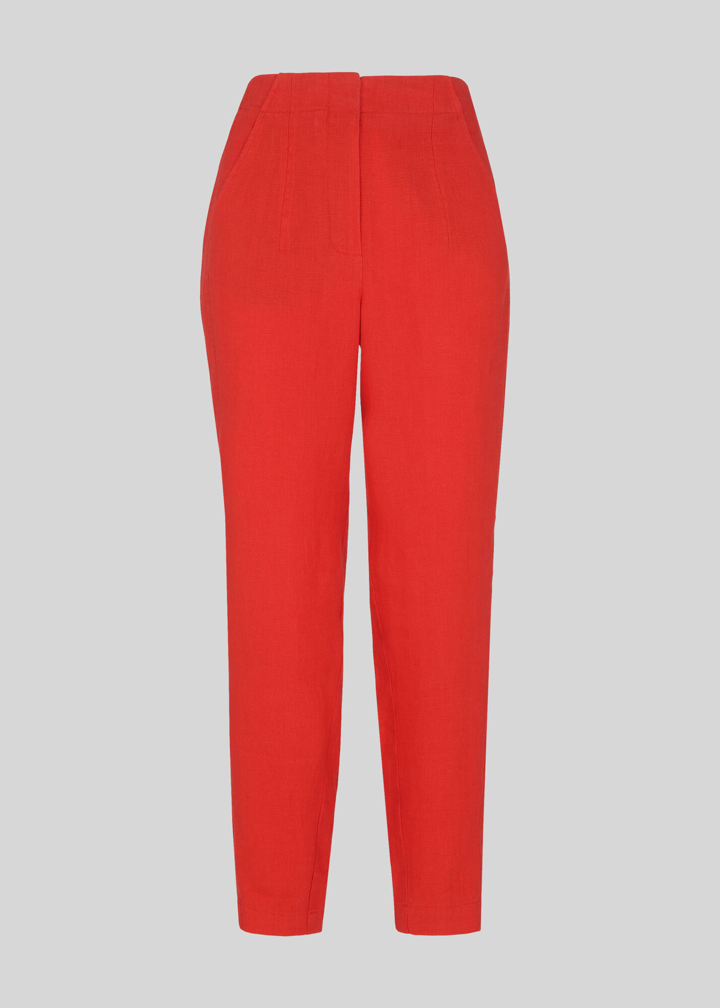 Red Barrel Leg Linen Trouser | WHISTLES