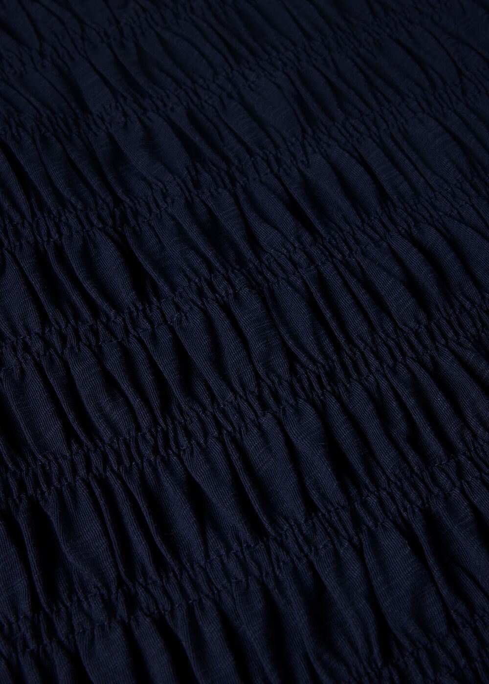 Jersey Shirred Midi Dress