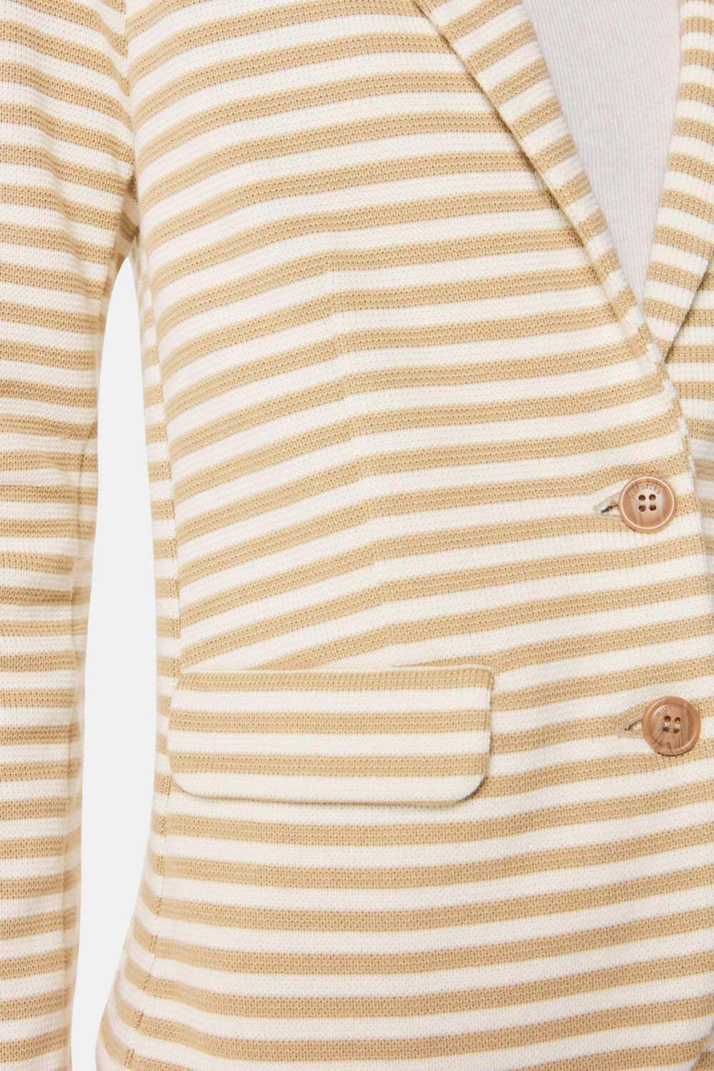 Ivory Slim Fit Jersey Jacket