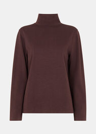 Long Sleeve Funnel Neck Jersey