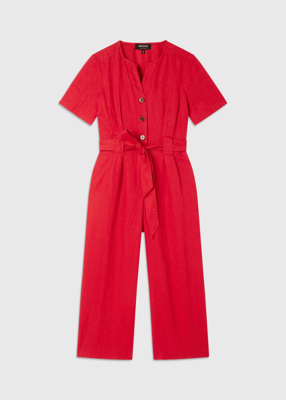Fiona Linen Button Jumpsuit