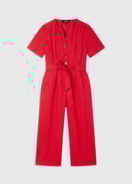 Fiona Linen Button Jumpsuit
