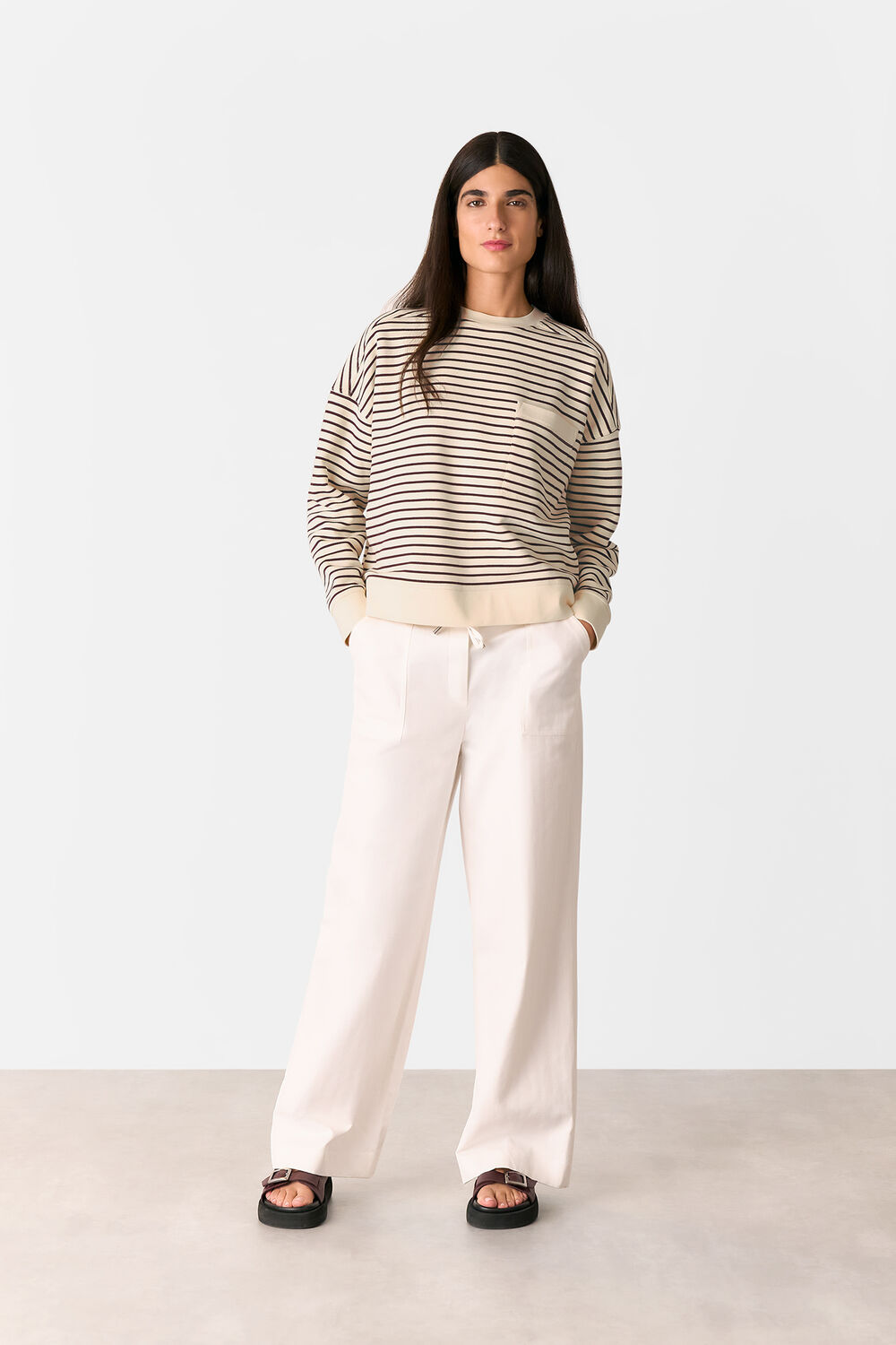Stripe Sweat