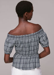 Check Bardot Top