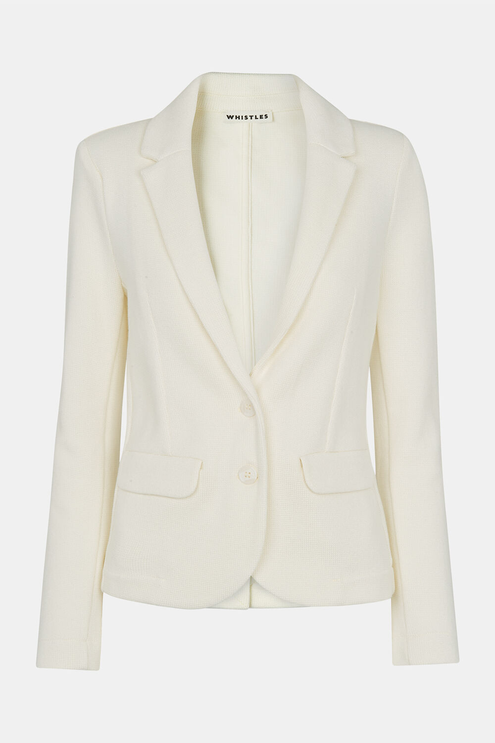Ivory Slim Jersey Jacket