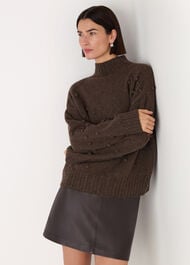 Wool Irregular Bobble Knit