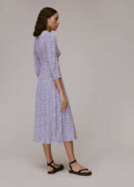 Floral Garden Print Midi Dress