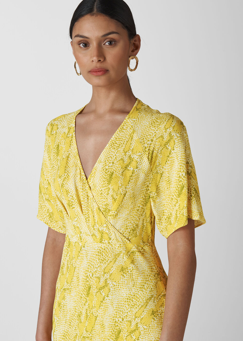 Python Print Midi Dress |