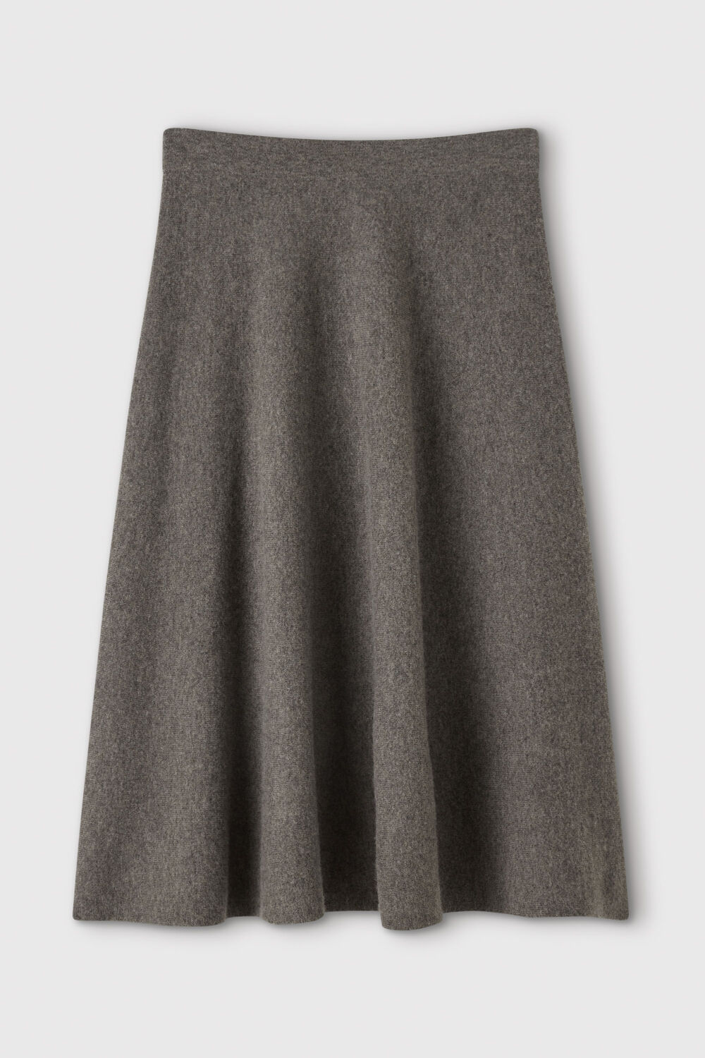Wool Knitted Midi Skirt