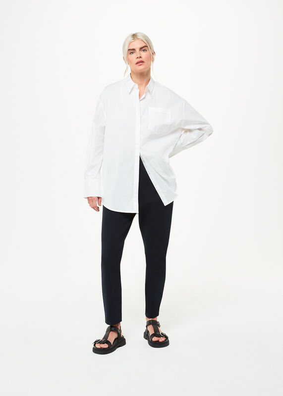 Navy Petite Super Stretch Trouser