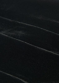 Petite Velvet Flare Sleeve Dress