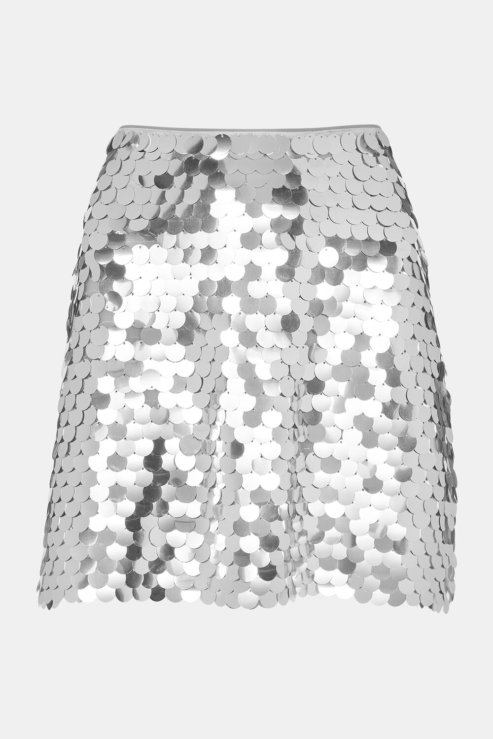 Sequin Disc Mini Skirt