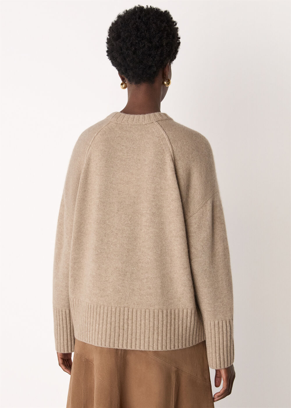 Heavy Cashmere Crew Neck Knit