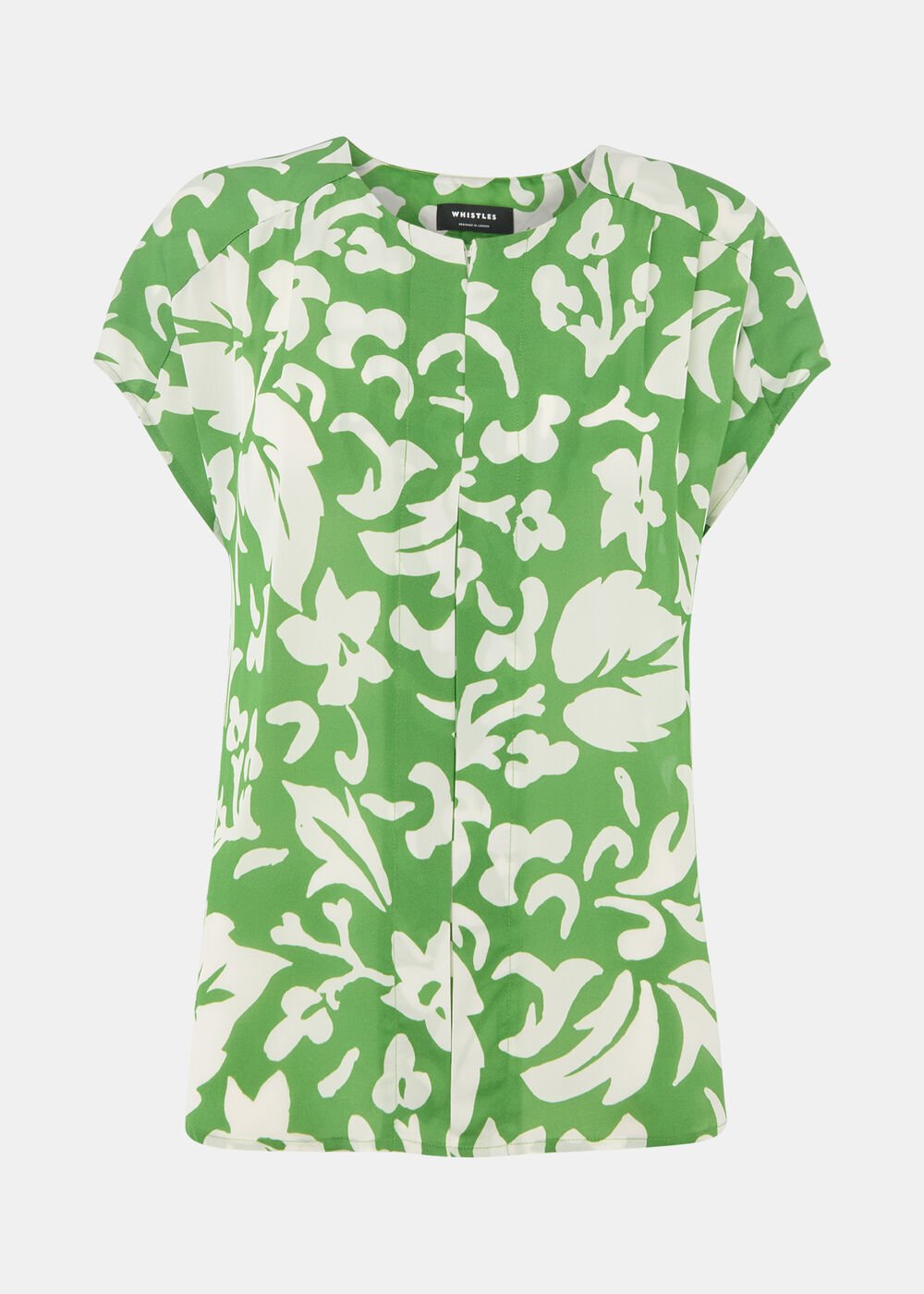 Floral Keyhole Blouse
