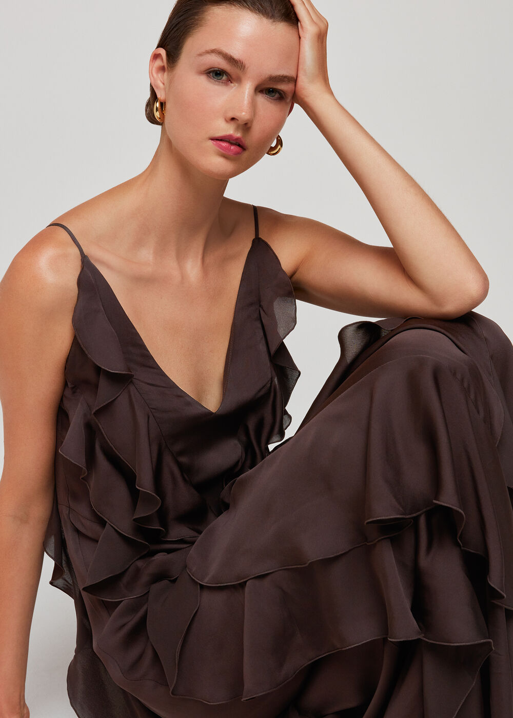 Ruffle Maxi Dress