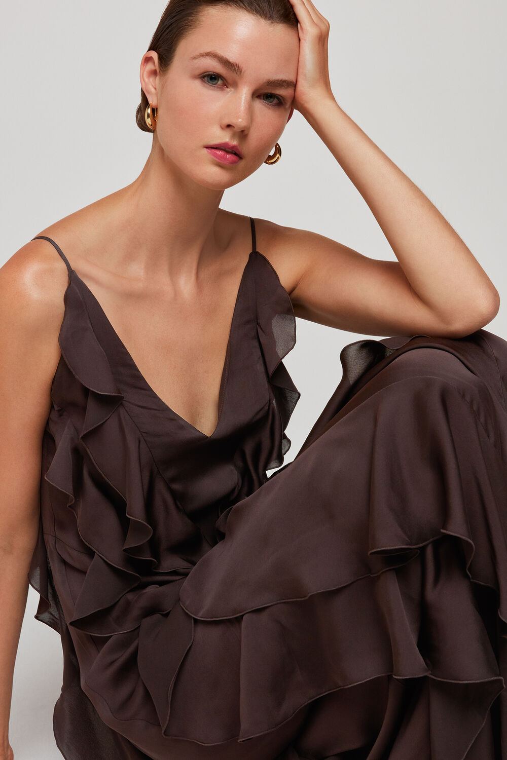 Ruffle Maxi Dress