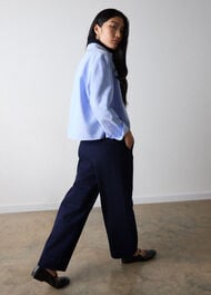 High Rise Clean Barrel Trouser