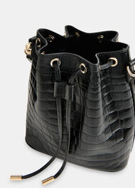 Giulia Croc Bucket Bag
