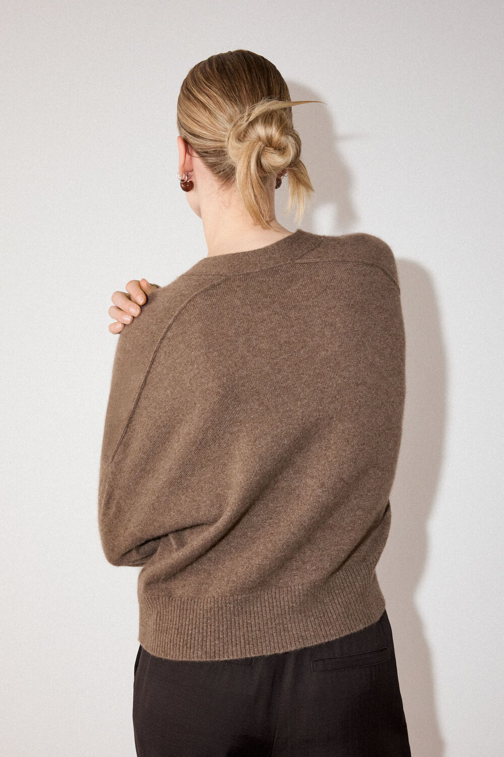 Cashmere Button Cardigan